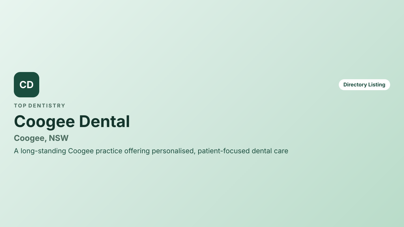 Coogee Dental — overview