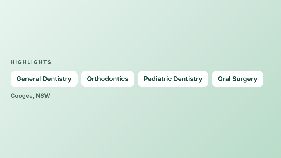 Coogee Dental — highlights